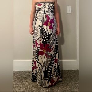Trina Turk - 100% silk floral maxi dress - size 6